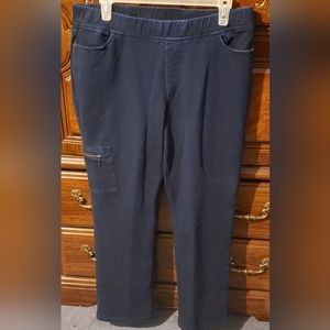 Denim & Co. 12P Elastic Waist Jeans